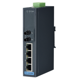 Advantech EKI-2525MI-ST 4FE+1fe ST çok modlu yönetilmeyen Ethernet anahtarı, -40~75℃