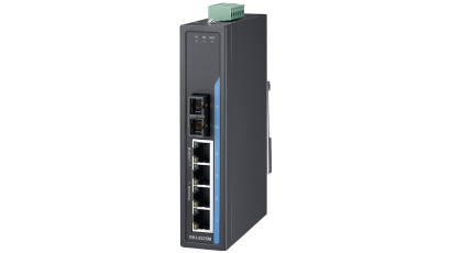Advantech EKI-2525M 4FE + 1FE SC Çok Modlu Yönetilmeyen Ethernet Anahtarı