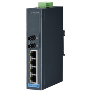Advantech EKI-2525SI-ST 4FE+1fe ST tek modlu yönetilmeyen Ethernet anahtarı, -40~75℃