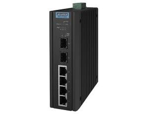 Advantech EKI-2706G-2FPI 4GE + 2G SFP Port Gigabit Unmanaged Industrial PoE Ethernet Switch