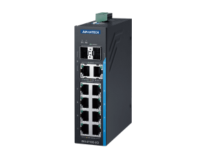 Advantech EKI-2710E-2CI 8FE + 2GE Combo Port Unmanaged Switch