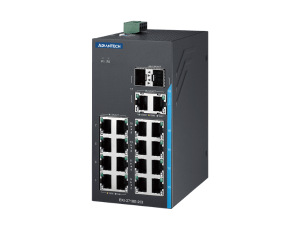 Advantech EKI-2718E-2CI 16FE + 2GE Combo Port Unmanaged Switch
