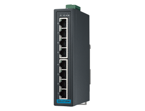 Advantech EKI-2728NI 8GE Unmanaged Ethernet Switch, -40~75℃