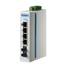 Advantech EKI-5525MI-ST 4FE + 1FE ST Çok modlu Yönetilmeyen Ethernet Anahtarı, ATEX / C1D2 / IECEx, -40 ~ 75 ℃
