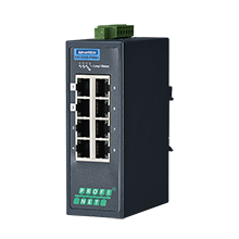 Advantech EKI-5528-PNMA 8FE Yönetilen Ethernet Anahtarı desteği PROFINET MRP Master