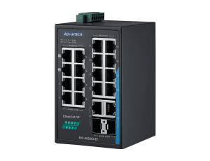 Advantech EKI-5626CI-EI 16FE + 2G Combo Yönetilen Ethernet Anahtarı desteğiEtherNet / IP, -40 ~ 75 ℃
