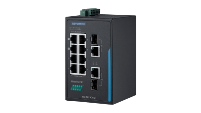 Advantech EKI-5629CI-EI 8FE + 2G Combo Yönetilen Ethernet Anahtarı desteği EtherNet / IP, -40 ~ 75 ℃
