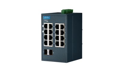 Advantech EKI-5726FI-MB 16-port +2 SFP Entry-level Switch Supporting Modbus TCP/IP