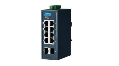 Advantech EKI-5729FI-MB 8-Port + 2 SFP Entry-Level Managed Switch