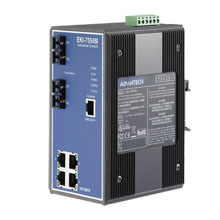Advantech EKI-7554SI 4FE + 2FE SC Tek Modlu Yönetilen Ethernet Anahtarı, -40 ~ 75 ℃