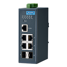Advantech EKI-7706E-2F 4FE + 2G SFP Yönetilebilir Ethernet Anahtarı