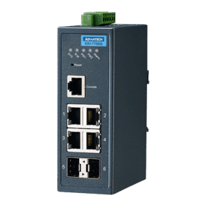 Advantech EKI-7706G-2F 4GE + 2G SFP Yönetilen Ethernet Anahtarı