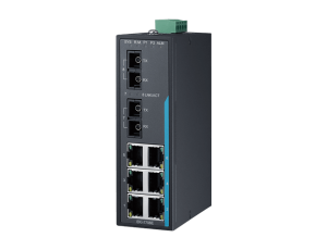 Advantech EKI-7708E-2MI 6FE+2x100M Multi-Mode SC Fiber Port Industrial Managed Ethernet Switch
