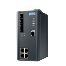 Advantech EKI-7708G-4FI 4GE + 4G SFP Yönetilen Ethernet Anahtarı, -40 ~ 75 ℃