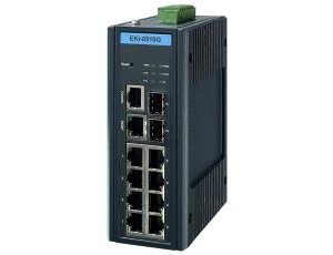 Advantech EKI-8510G 8G + 2G SFP yönetilen TSN anahtarı