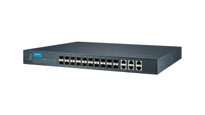 Advantech EKI-9226G-20FOI AC / DC'li Endüstriyel Rackmount L2 Yönetilebilir Anahtar