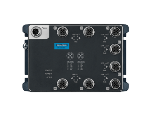 Advantech EKI-9508E-PW EN 50155 M12 8FE PoE Unmanaged Switch, 24~110VDC