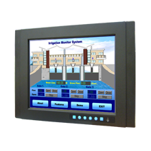 Advantech FPM-3151G 15 "XGA Endüstriyel Monitör, Dirençli Dokunmatik Ekran, Doğrudan VGA, DVI Bağlantı Noktaları ve Geniş Çalışma Sıcaklığı