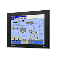 Advantech FPM-7121T 12.1 "Dirençli Dokunmatik Ekranlı XGA Endüstriyel Monitör, Doğrudan VGA / DP ve Geniş Çalışma Sıcaklığı Aralığı
