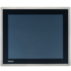 Advantech FPM-817S 17" SXGA Industrial Monitor with Resistive Touch Control, Direct VGA, DP Ports, and 304 Stainless Steel Front Bezel