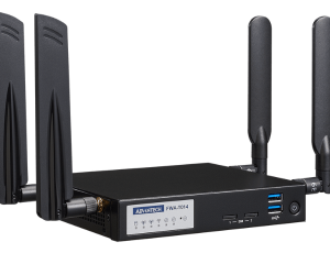 Advantech FWA-T014 Fanless desktop network appliance with Intel Atom® x7000 Series processors for SASE, SD-WAN, and uCPE edge deployment. for network security.