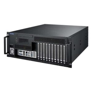Advantech HPC-7420+ASMB-977 4U 18" short-depth edge server with dual 4th Gen Intel® Xeon® CPUs, 4TB DDR5, and 10 PCIe Gen5 slots. Built for massive AI acceleration and HPC.
