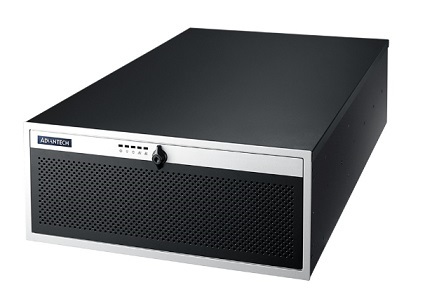 Advantech HPC-7484 8 adet Çalışırken Değiştirilebilir Sürücü Bölmesi olan EATX/ATX/MikroATX Anakart için 4U Raf Tipi / Kule Tipi Kasa