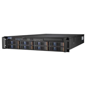 Advantech HPC-8208 2U Rackmount Chassis for ATX/EATX Motherboard with 8 Hot-Swap SAS3/SATA3 HDD Trays and RPS for storage servers.