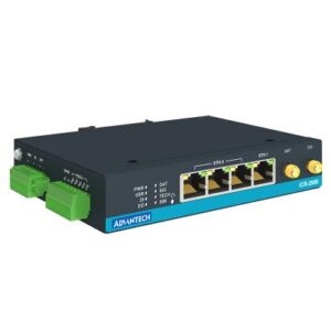 Advantech ICR-2631 ICR-2600, EMEA, 4x Ethernet , 1x RS232, 1x RS485, Metal, Without Accessories