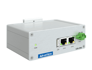 Advantech ICR-2701A01 ICR-2700, EMEA, 2× ETH, USB, Metal, EU Power Supply