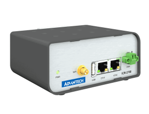 Advantech ICR-2701WPA02 ICR-2700, GLOBAL, 2× ETH, USB, WiFi, Plastic, UK Power Supply