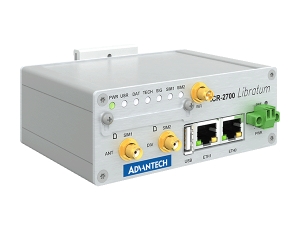 Advantech ICR-2734WA01-S1 ICR-2700-S1, EMEA, 2× ETH, USB, WiFi, Metal, EU Power Supply