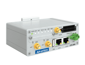 Advantech ICR-2834G ICR-2800, EMEA, 2x Ethernet, 2× RS232/RS485, USB, GPS, Metal, Without Accessories