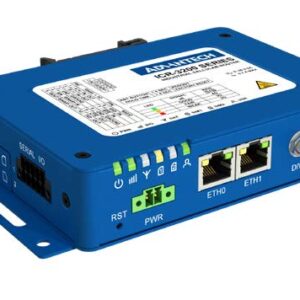 Advantech ICR-3241W Endüstriyel IoT 4G LTE Yönlendirici ve Ağ Geçidi, NAM, 2x ETH, 1x RS232, 1x RS485, GNSS Alıcı, WIFI, Metal, ACC Yok