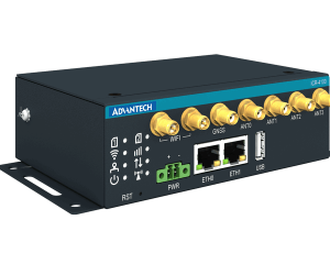 Advantech ICR-4172W ICR-4100, GLOBAL, 2× ETH, GNSS, WiFi, USB, SD, Without Accessories