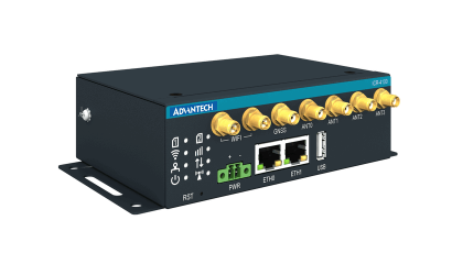 Advantech ICR-4172W ICR-4100, GLOBAL, 2× ETH, GNSS, WiFi, USB, SD, Without Accessories