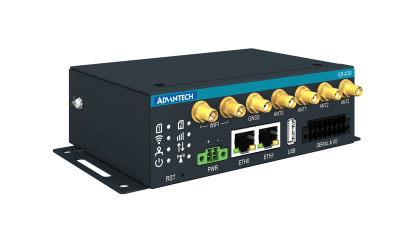 Advantech ICR-4272W ICR-4200, GLOBAL, 2× ETH, 2× Serial RS232/RS485, 4× DI, 2× DO, GNSS, WiFi, USB, SD, Without Accessories