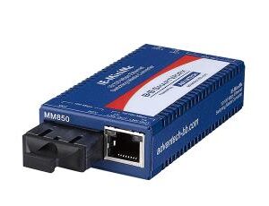 Advantech IMC-350I-M8 Minyatür Medya Dönüştürücü, Geniş Sıcaklık, 100Base-SX / TX, Çok modlu 850nm, 2km, SC tipi (IE-MiniMc 854-19721 olarak da bilinir)