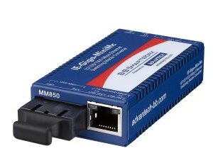 Advantech IMC-370I-MM Minyatür Medya Dönüştürücü, Geniş Sıcaklık, 1000TX / FX, Çok modlu 850nm, 550m, SC tipi (IE-MiniMc 854-18830 olarak da bilinir)