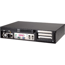 Advantech IPC-603MB Ön G/Ç'li ATX/MicroATX Anakart için 2U 3-yuvalı Raf Tipi Kasa