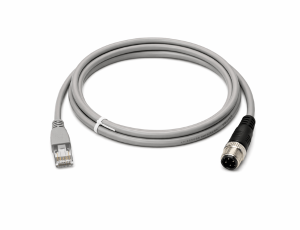 Advantech OPT1-M12C-4MDR-200 M12 Ethernet Cable - D-code 4-pin, Male to RJ45, 2m