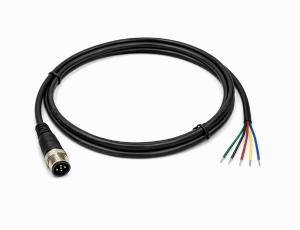 Advantech OPT1-M12C-5MA-200 M12 I/O Cable – A-code 5-pin, Male to free-end, 2m