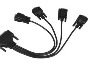 Advantech OPT4A 30cm Male DB-37 to 4x Male DB9 Cable