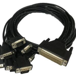 Advantech OPT8J 1m Erkek DB-78 ila 8x Erkek DB-9 Kablo