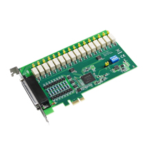 Advantech PCIE-1762H 16-ch röle ve 16-ch İzole dijital giriş w/dijital filtre ve kesme PCIe Kartı