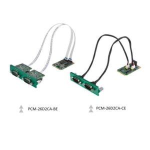 Advantech PCM-26D2CA iDoor Modülü: 2 Portlu İzole CANBus mPCIe, CANOpen, DB9