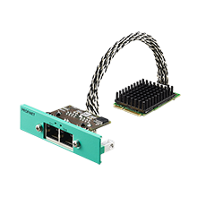 Advantech PCM-26R2PN iDoor Modülü: 2 Portlu Hilscher netX100 FieldBus mPCIe, PROFINET, RJ45