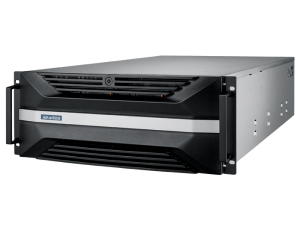 Advantech SKY-640V2 4U Intel® Xeon® Scalable GPU Server with 4x double-deck PCIe cards for AI training and scientific computing.