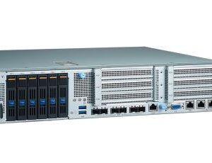 Advantech SKY-7223D 2U OTII-compliant edge server with dual 2nd Gen Intel® Xeon® CPUs and QAT/DPDK support. A short-depth, high-expansion platform for 5G vRAN/MEC.
