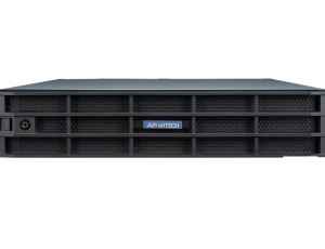 Advantech SKY-821E3 Compact 2U edge server with dual AMD® EPYC™ 9005/9004 processors, optimized for virtualization, HCI, and edge analytics.